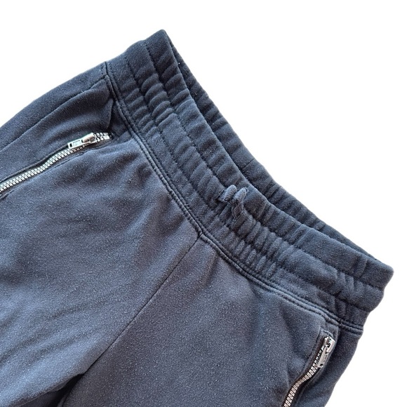 Old Navy Girls Mid Rise French Terry Zip-Pocket Street Sweatpants Black Size 6/7 - Picture 3 of 5